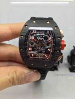 Richard Mille Knock off RM 011 Lotus F1 Romain Grosjean Watch 2-Tone Rose Gold